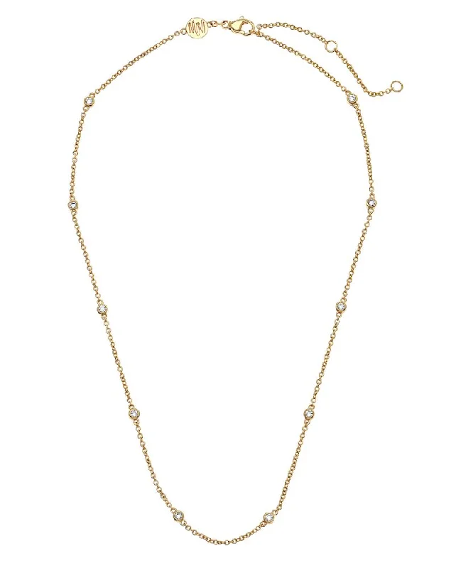 minimalist pendant necklace for teens-Goldbug Scattered Sparkle Necklace