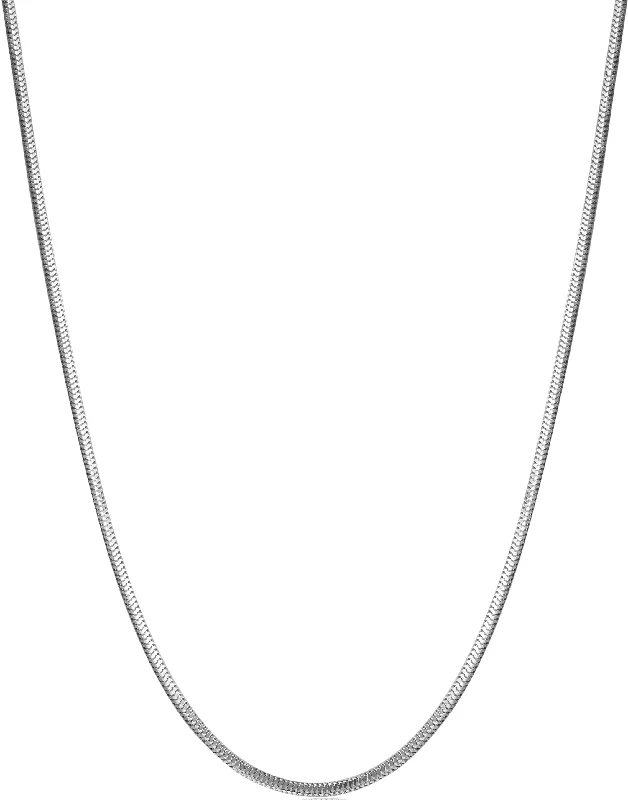 luxury engraved pendant necklace-Snake Chain Necklace