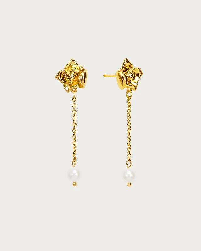 luxury earrings for high-end fashion -Wild Rose Earrings