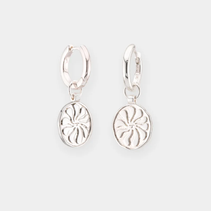 pearl drop earrings for elegant occasions -Summer State of Mind Earrings - Silver