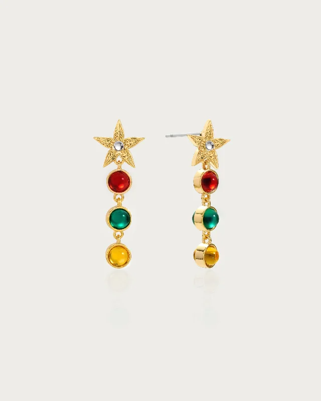 handmade gemstone earrings for unique looks -Starlit Earrings