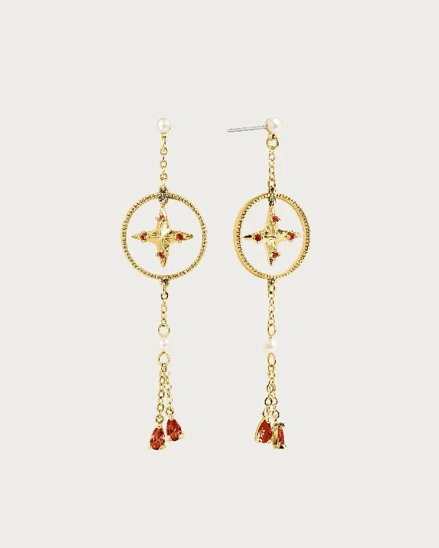 unique charm earrings for personalized fashion -The Star Earrings in Gold