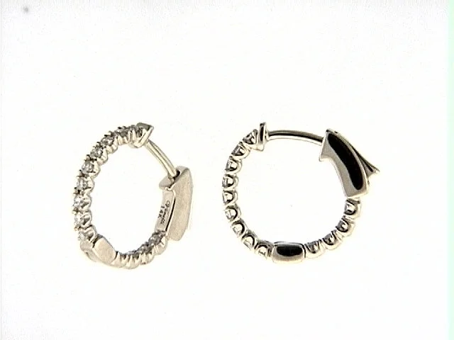 animal print earrings for wild looks -Venetti Hoop Earrings