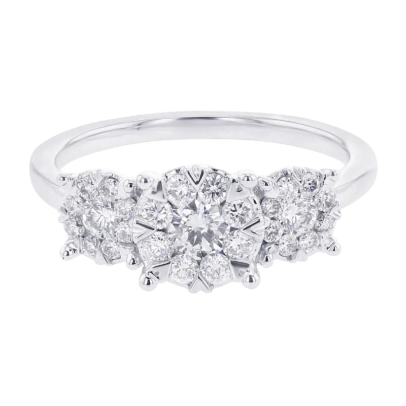 engagement rings with unique designs-Blake Look of Love Diamond Engagement Ring