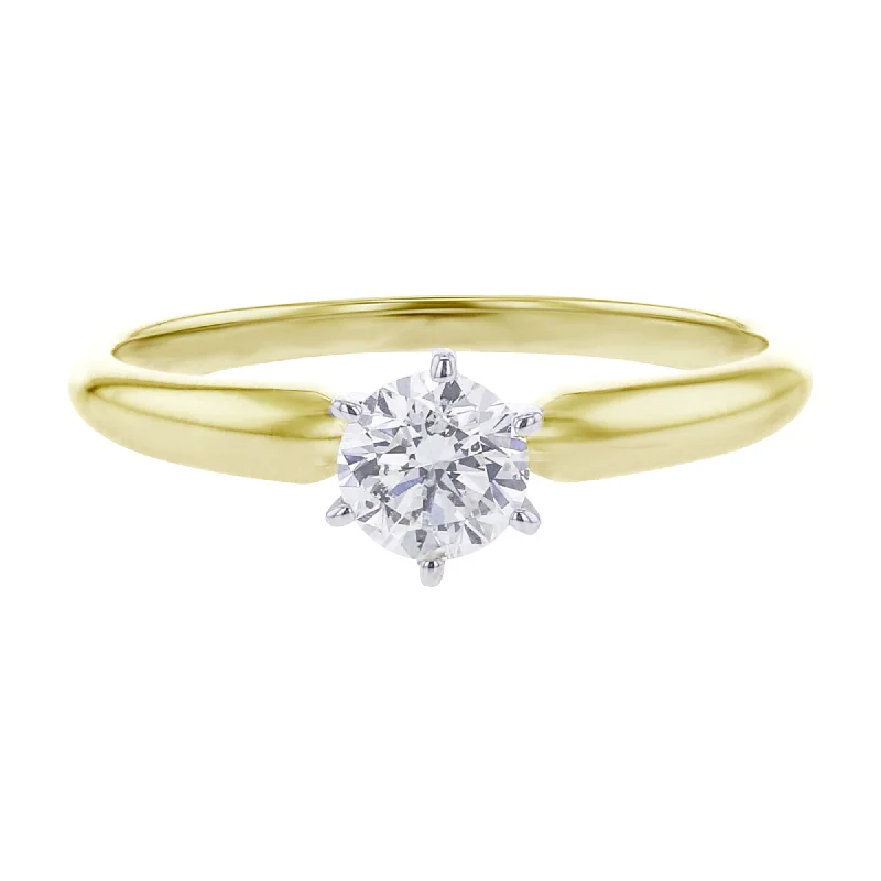 trendy rings for men-Christa Ready for Love Diamond Engagement Ring 1/2CT