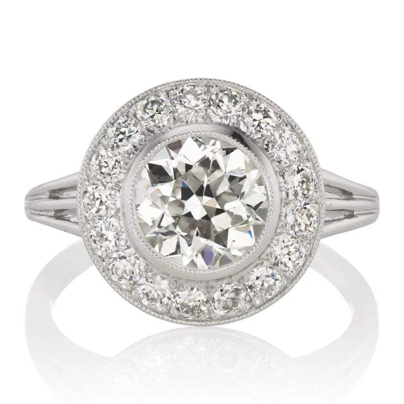 custom engagement rings with diamonds-Custom Pheona