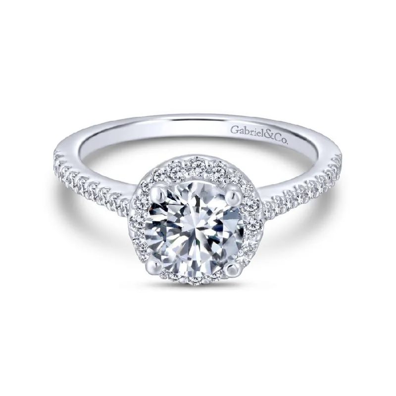 vintage diamond engagement rings for women-Carly Engagement Ring Setting