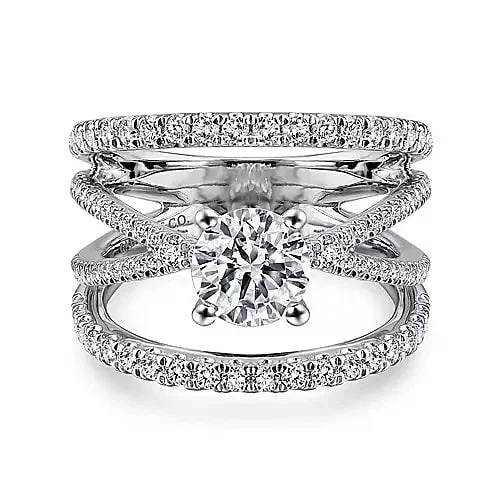 custom promise rings for couples-Titania Engagement Ring Setting