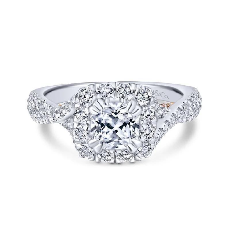 best engagement rings for women with sapphires-Vanessa Engagement Ring Setting