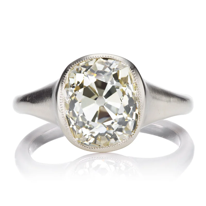 vintage diamond engagement rings for women-Georgie 4.21