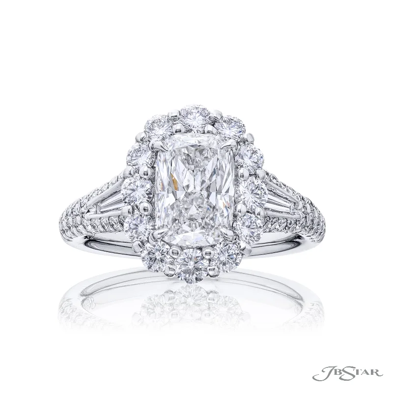 matching rings for weddings-Halo Diamond Ring