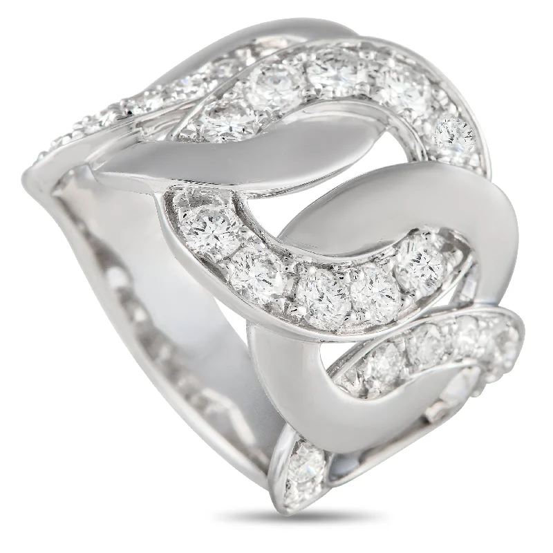 romantic engagement rings-LB Exclusive 18K White Gold 1.50ct Diamond Ring