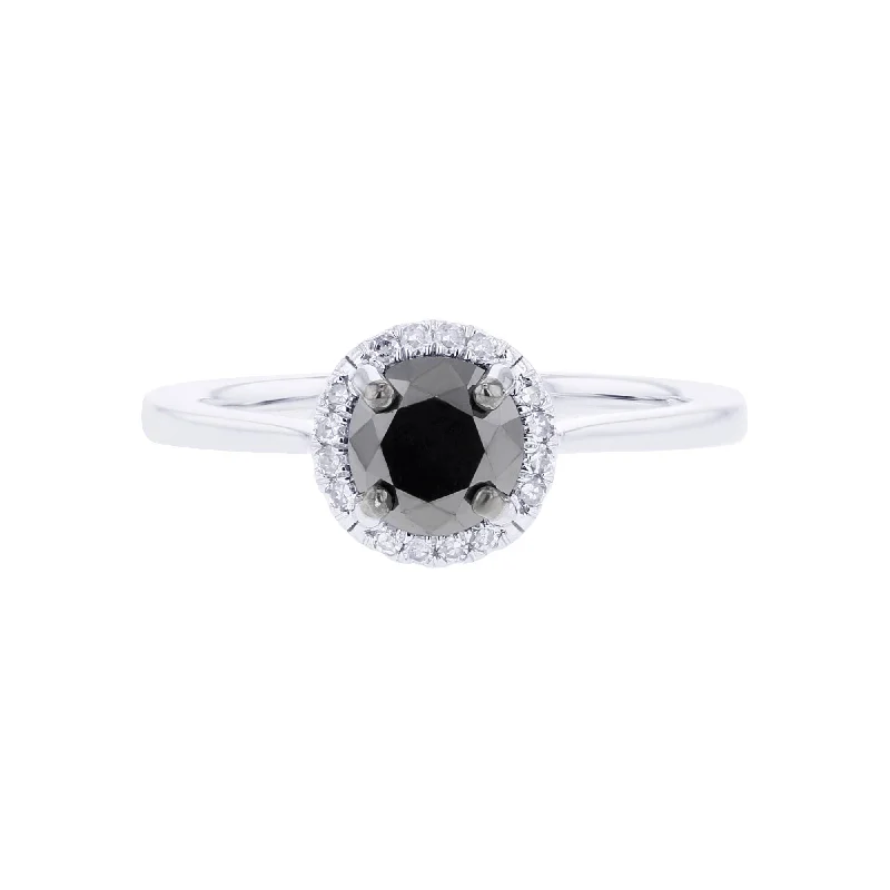 designer promise rings-Morticia Ready for Love Diamond Engagement Ring 1ct