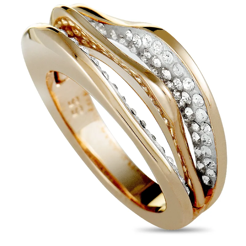 stylish men’s rings-Swarovski Hilly Rose Gold-Plated Crystal Ring