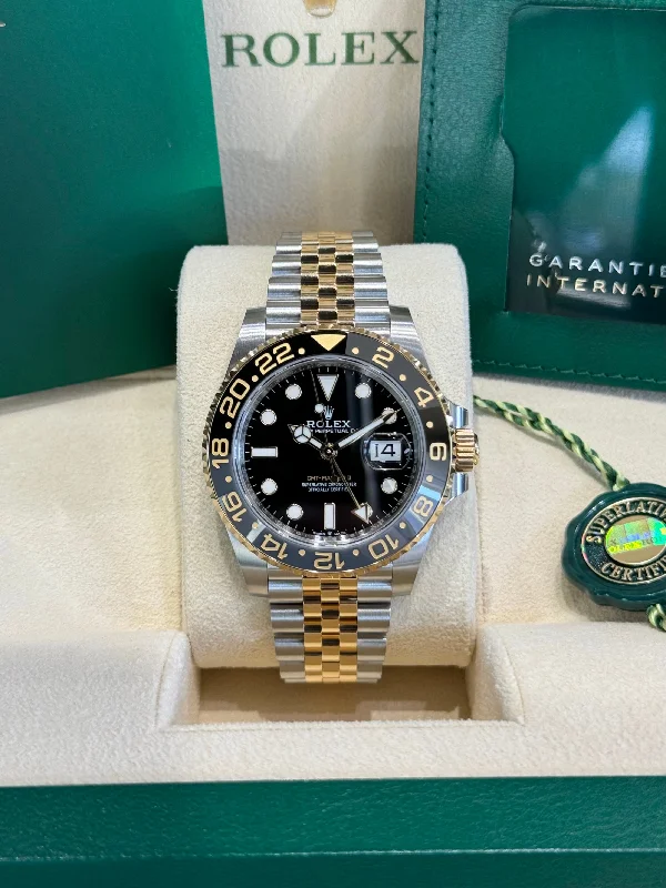 stylish watches for business meetings -2023 Rolex GMT-Master II 126713GRNR