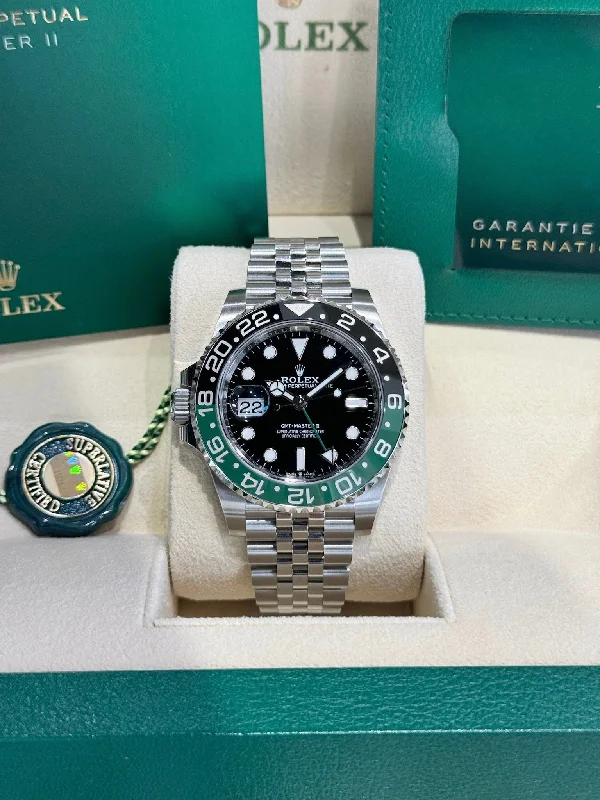 smartwatches with activity and sleep tracking -2024 Rolex GMT-Master II Sprite 126720VTNR