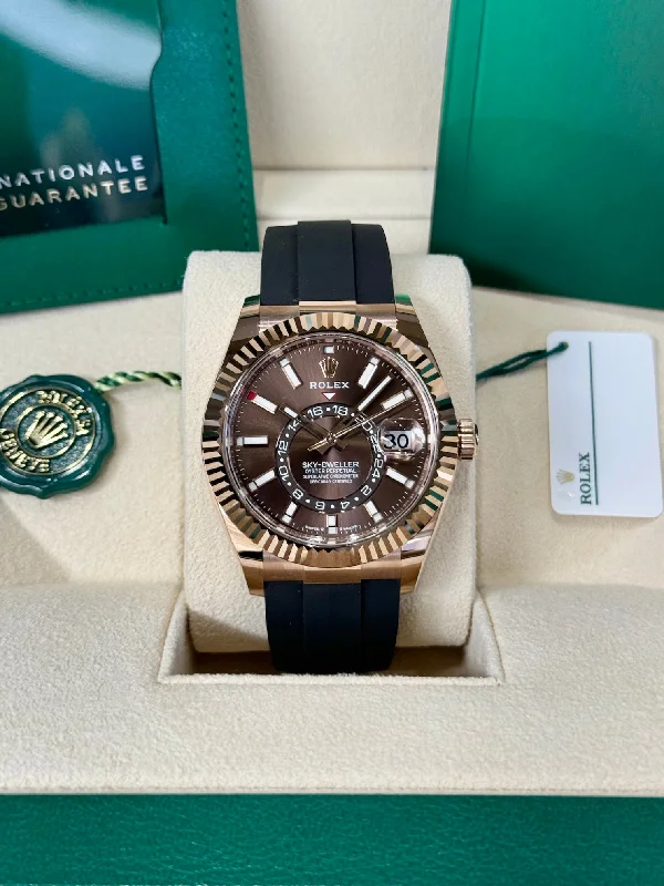 solar-powered watches for everyday wear -2024 Rolex Sky-Dweller 336235