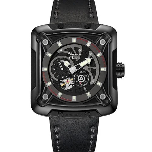 watches for men with sporty and elegant mix -Alexandre Christie Black Dial Men 45mm 3030MALIPBA