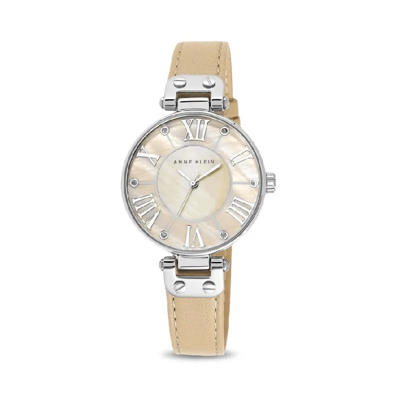 stylish women’s watches with leather bands -Anne Klein AK109919TMTNJ Analog Watch For Women