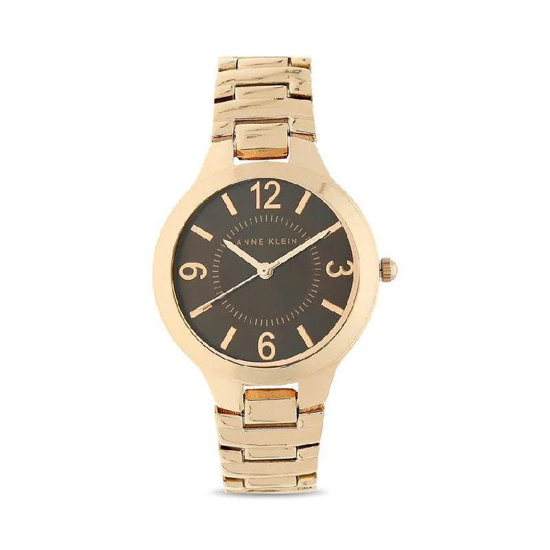 women’s watches with rose gold-plated bands -Anne Klein AK1450BNRGJ Analog Watch For Women