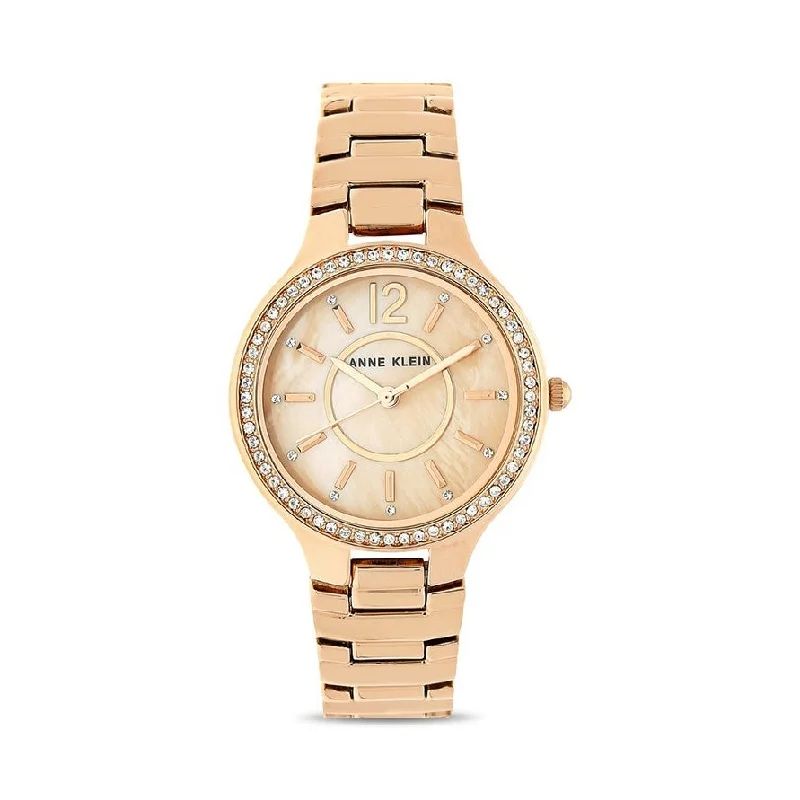 casual watches with interchangeable leather straps -Anne Klein AK1854RMRGJ Analog Watch For Women