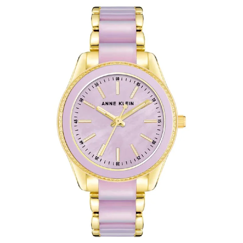 digital watches with multiple time zones -Anne Klein AK3214LVGB Analog Watch For Women