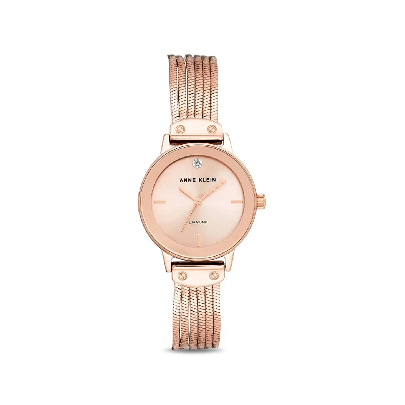 solar-powered watches for everyday wear -Anne Klein AK3220RGRG Analog Watch For Women