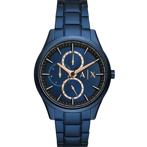 top-rated smartwatches for everyday use -Armani Exchange Dante Blue Dial Men 42mm