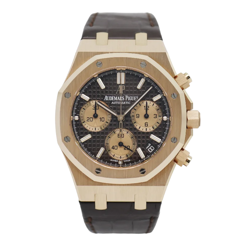 women’s watches with sleek design and gemstone dial -Audemars Piguet Royal Oak Chronograph Roségold 26239OR.OO.D821CR.01 - 2021