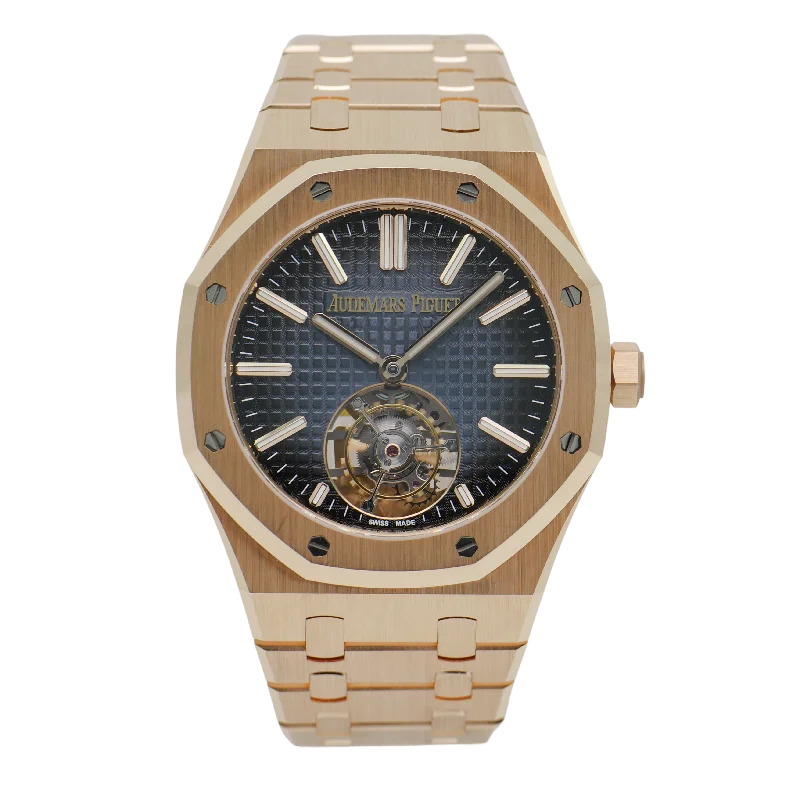 unique watches with custom engravings -Audemars Piguet Royal Oak Tourbillon "50th Anniversary" Roségold 26730OR.OO.1320OR.01 - 2023