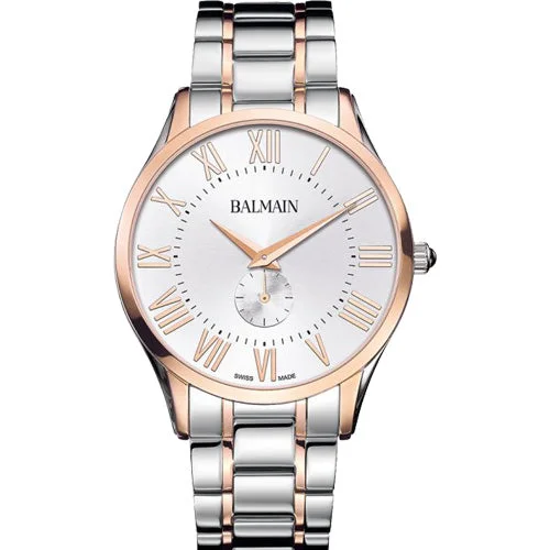 best digital watches with advanced features for men -Balmain Classic R Gent Small Second Silver Dial Men 43.6mm