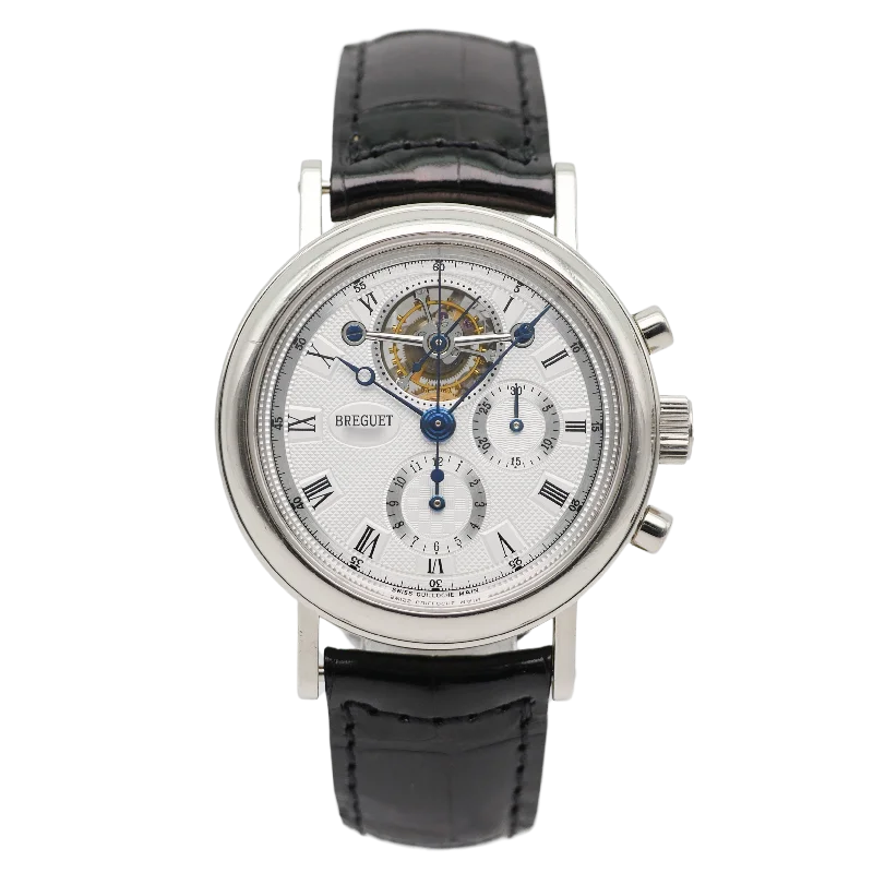 waterproof watches with GPS for outdoor use -Breguet Classique Complications Tourbillon Chronograph Weißgold 3577