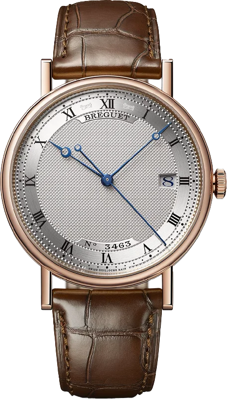 titanium watches for men with modern design -Breguet Classique Silver Dial Men 38 mm