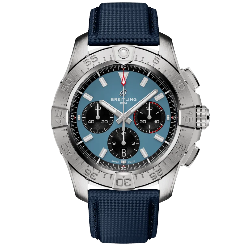 best waterproof watches for outdoor sports -Breitling Avenger B01 Chronograph Blue Dial Men 44mm