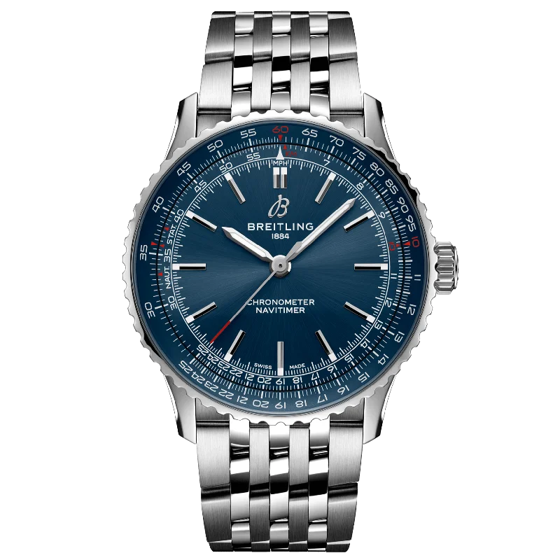 titanium watches for men with modern design -Breitling Navitimer Automatic Blue Dial Men 41mm