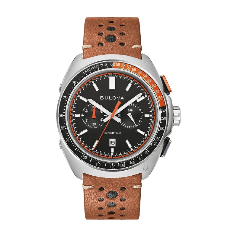 high-performance diving watches for professionals -Bulova Racer 42MM Chronograph Watch. 98B427