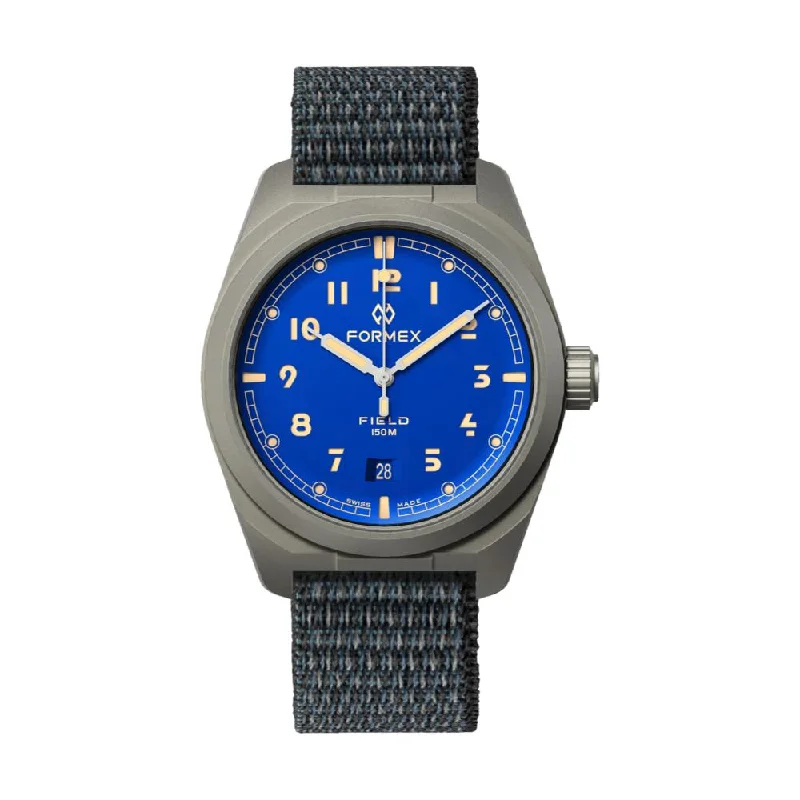 best men’s watches with multifunctional dials -Field Earth Blue Limited Edition