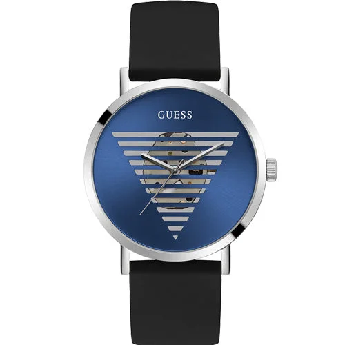 watches with classic and contemporary mix -Guess Idol Blue Dial Men 44mm GW0503G2