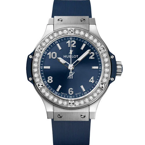 watches with classic and contemporary mix -Hublot Big Bang Blue Dial 38mm