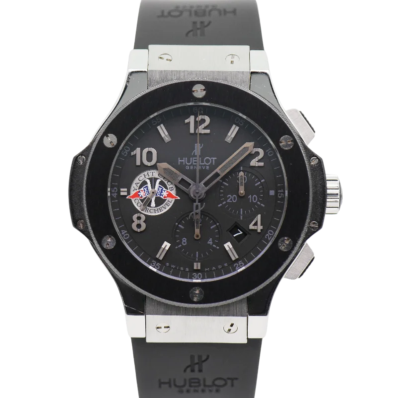 women’s watches with leather bands and gold trim -Hublot Big Bang Yacht Club Courchevel Stahl 301.SM.100.RX.CVL07 - 2007