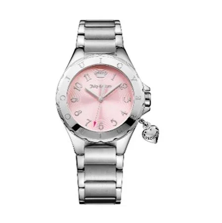 sleek and stylish watches for modern men -Juicy Couture with 36X36 MM Pink Watch Band; 1901522