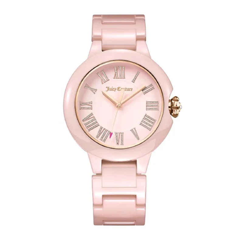 watches for active women with fitness tracking -Juicy Couture with 41X41 MM Ceramic Watch Band Watch Band; 1901652