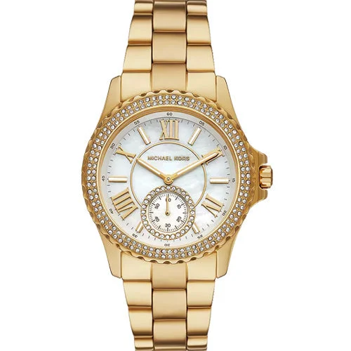 classic automatic watches for women -Michael Kors Everest Mother-Of-Pearl Dial 40mm