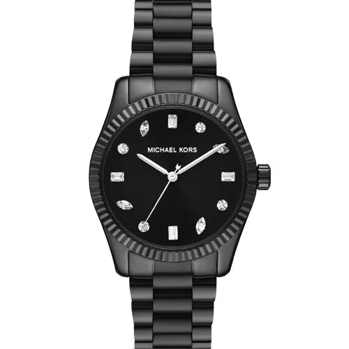 sport watches with advanced sensor technology -Michael Kors Lexington Black Dial 38mm