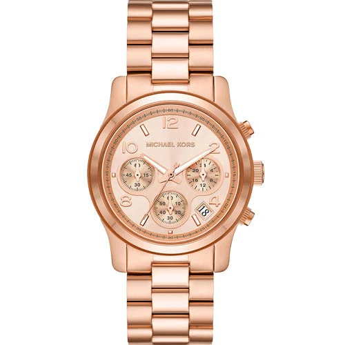 casual sporty watches for outdoor adventures -Michael Kors Runway Rose Gold Dial 38mm