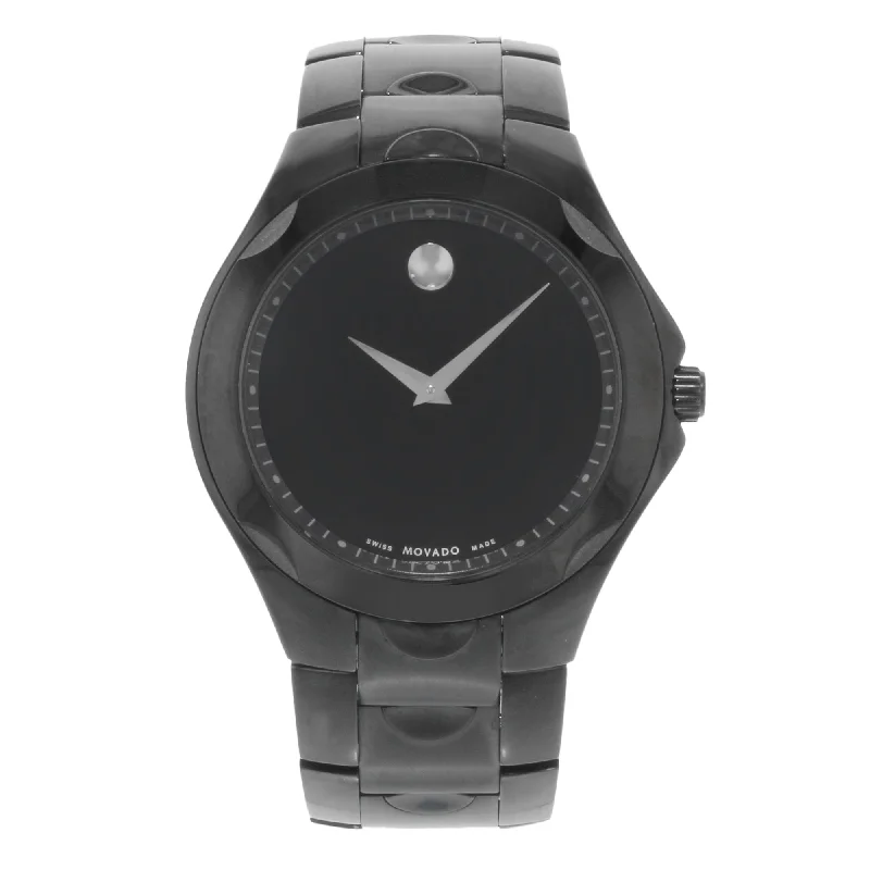 smartwatches for sleep and stress tracking -Movado Black Luno Sport. 0606536