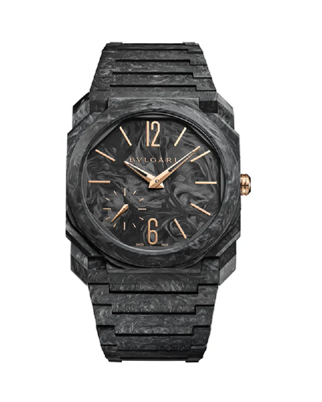 stylish casual watches for men with rubber strap -Octo Finissimo