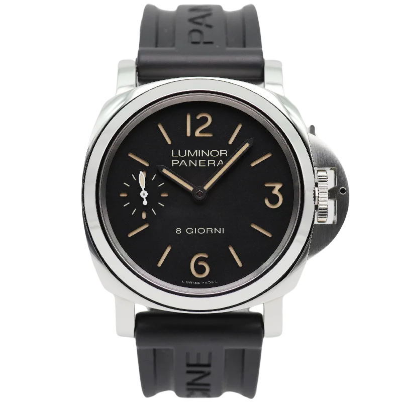 watches for men with eco-friendly materials -Panerai Luminor Base 8 Days Stahl PAM00915 - 2021