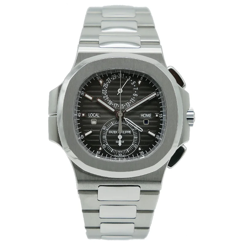 stylish watches for office wear for men -Patek Philippe Nautilus Chronograph Stahl 5990/1A-001 - 2020