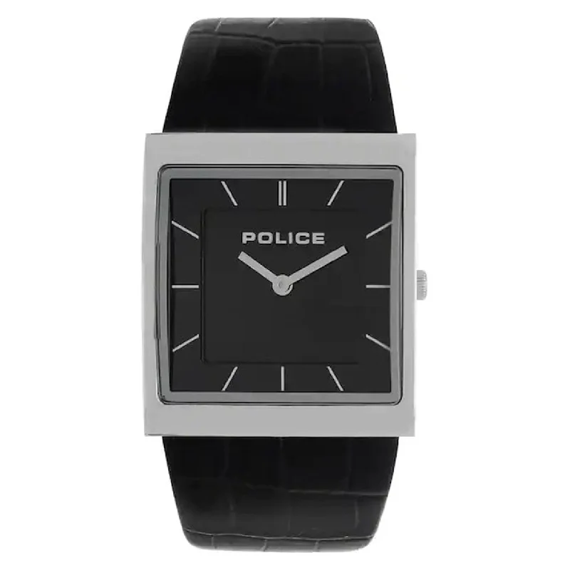 elegant dress watches with silver accents -Smart Black Dial